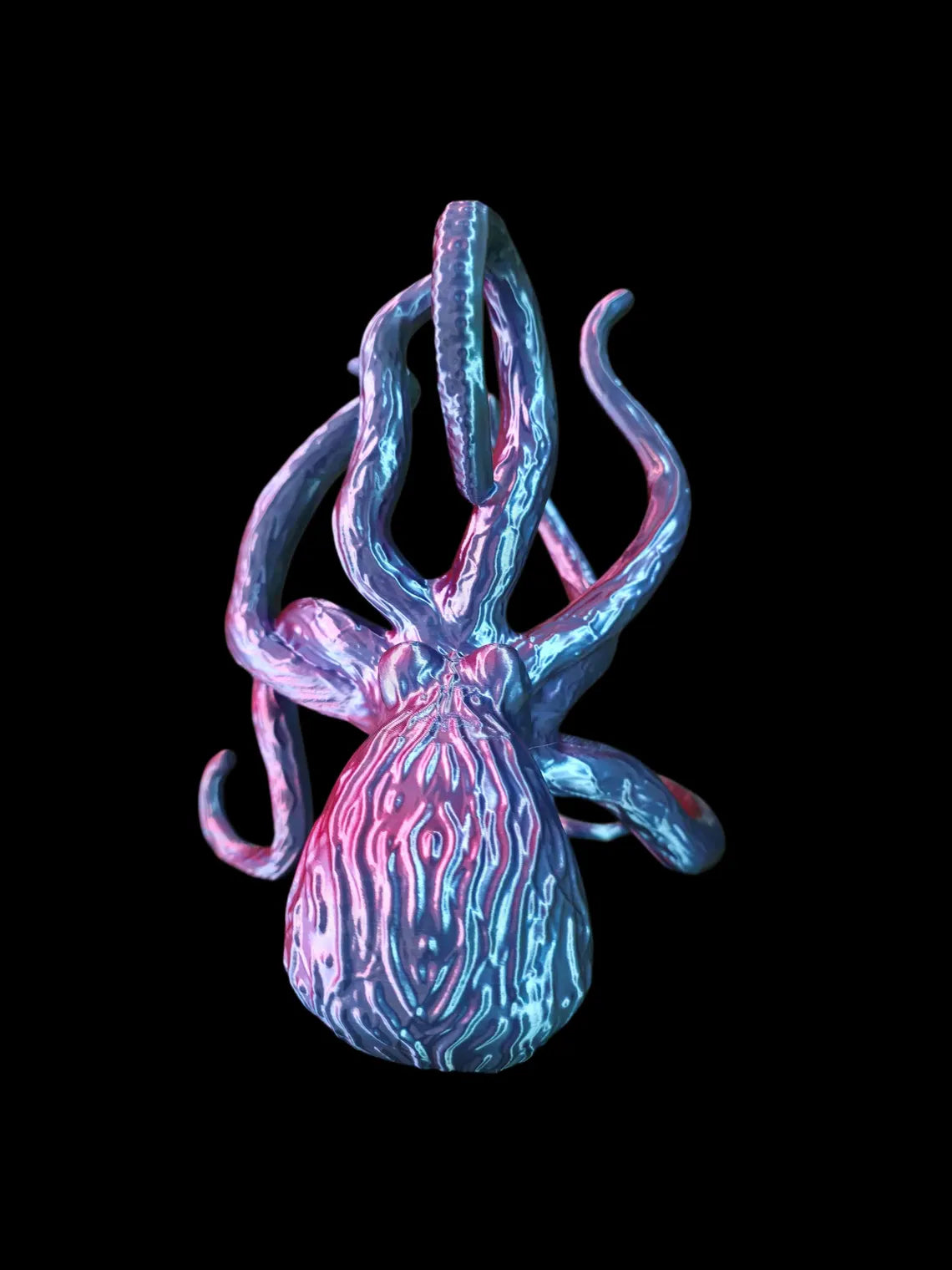 3D Printed Octopus Magnet| Multicolor Nautical Decor | Fridge Magnet | Made in the USA