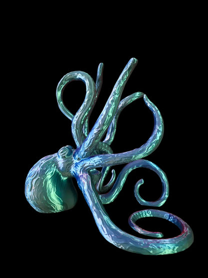 3D Printed Octopus Magnet| Multicolor Nautical Decor | Fridge Magnet | Made in the USA
