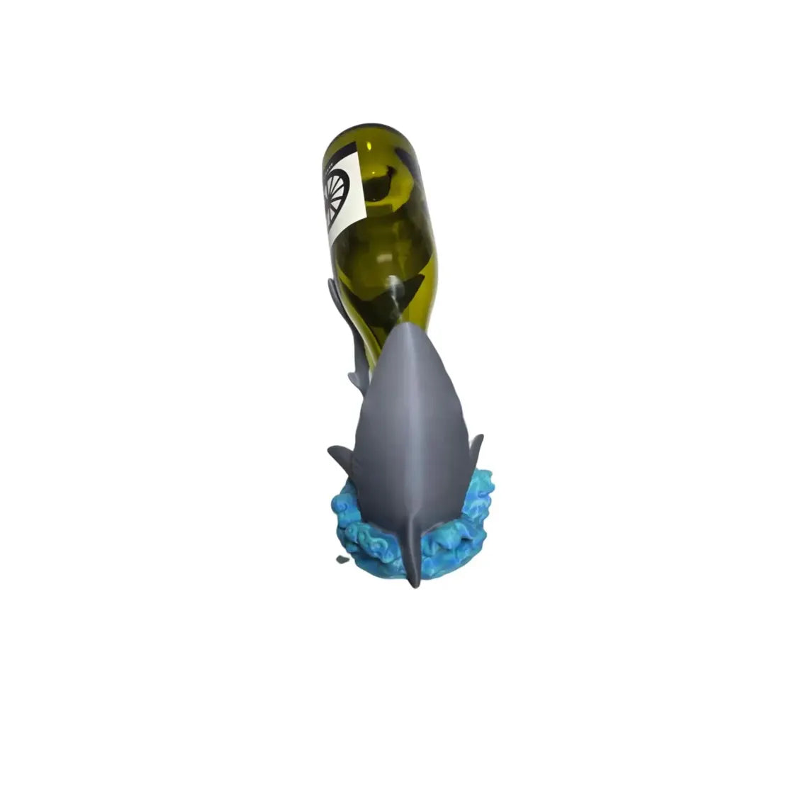 3DP Shark Wine Bottle Holder | Home Decor | Made in the USA