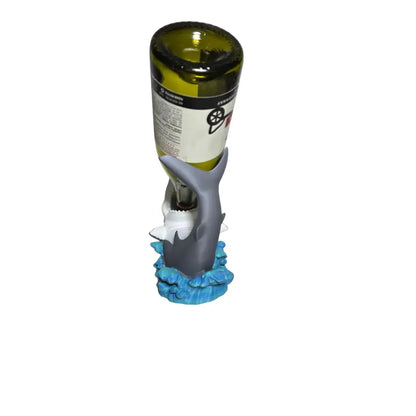 3DP Shark Wine Bottle Holder | Home Decor | Made in the USA